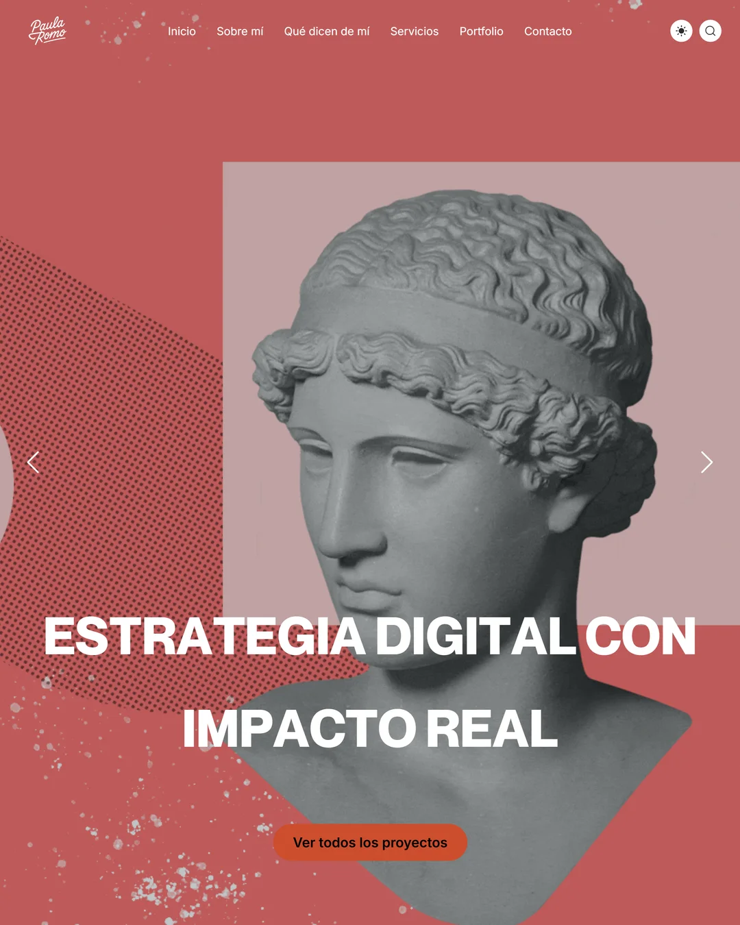Proyecto de estrategia digital de Paula Romo