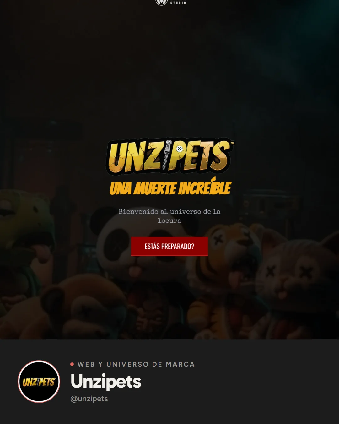 Web de Unzipets desarrollada por Tu Idea Digital