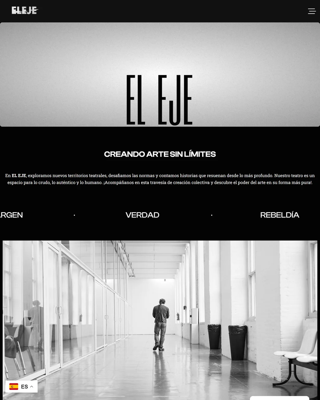 Web de la compañía El Eje diseñada por Tu Idea Digital